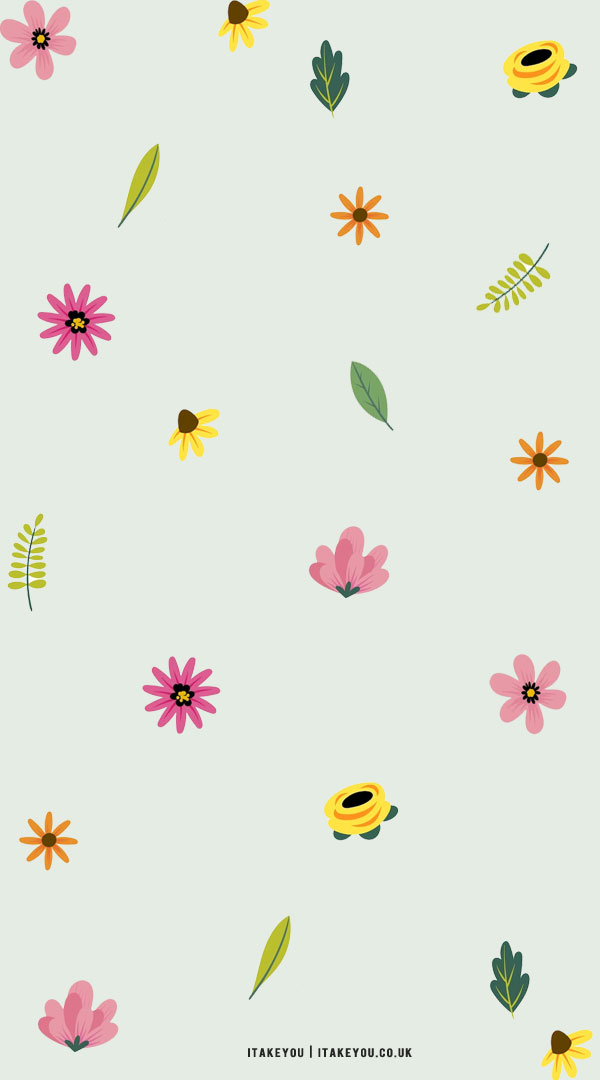 33 Cute Spring Wallpaper Ideas : Floating Floral Blue Background I Take You, Wedding Readings, Wedding Ideas, Wedding Dresses